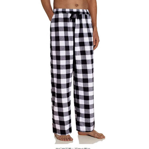 Karierte Herren Pyjama Hose